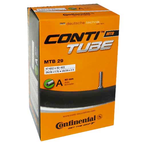 CONTINENTAL Tube VTT A40 29x1,75/2,50 40 mm Schrader Butyl - Inner tube
