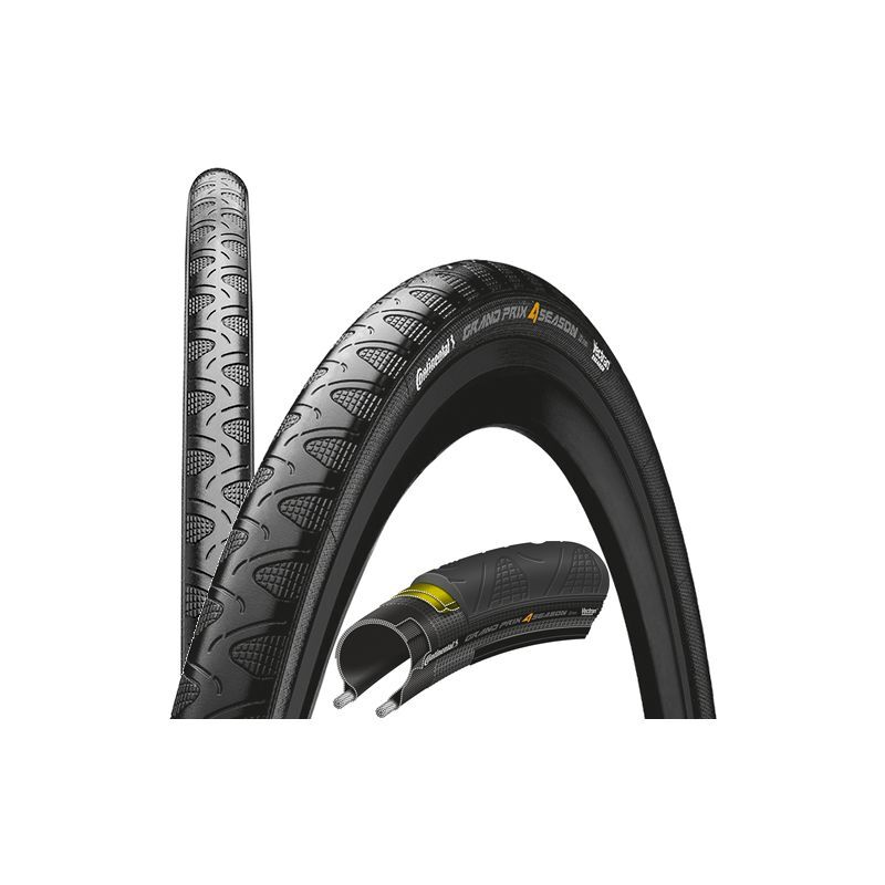 CONTINENTAL GPrix 4/Season, Black Edition flessibile Camera d'Aira - Copertoni bici da corsa