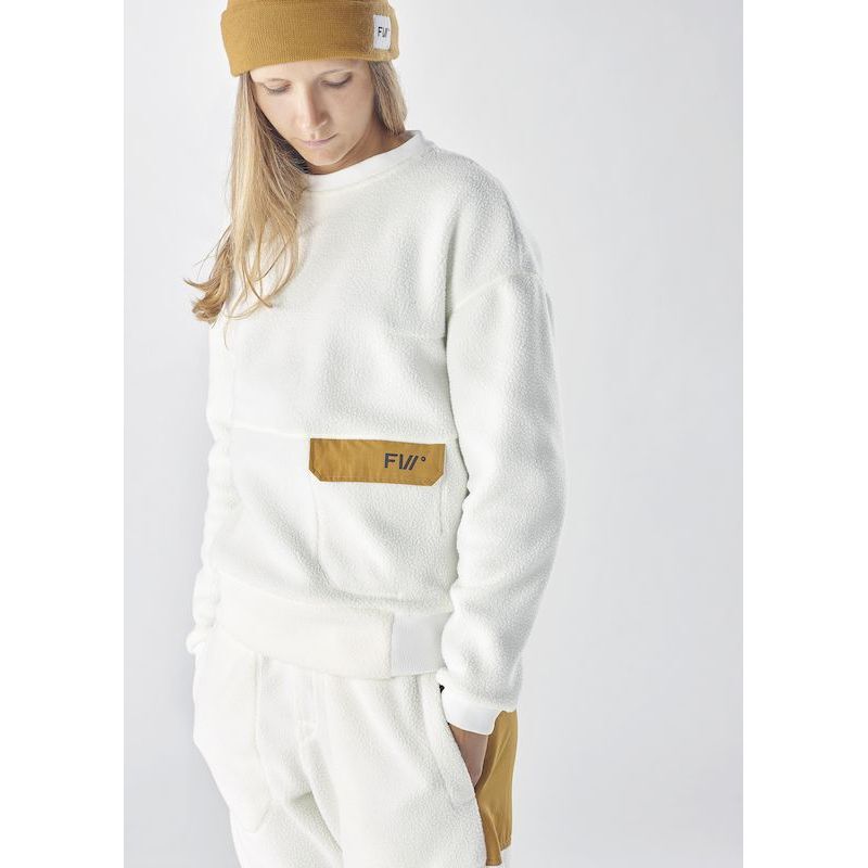 FW Apparel Root Light Sherpa Crew - Bluza polarowa damska | Hardloop