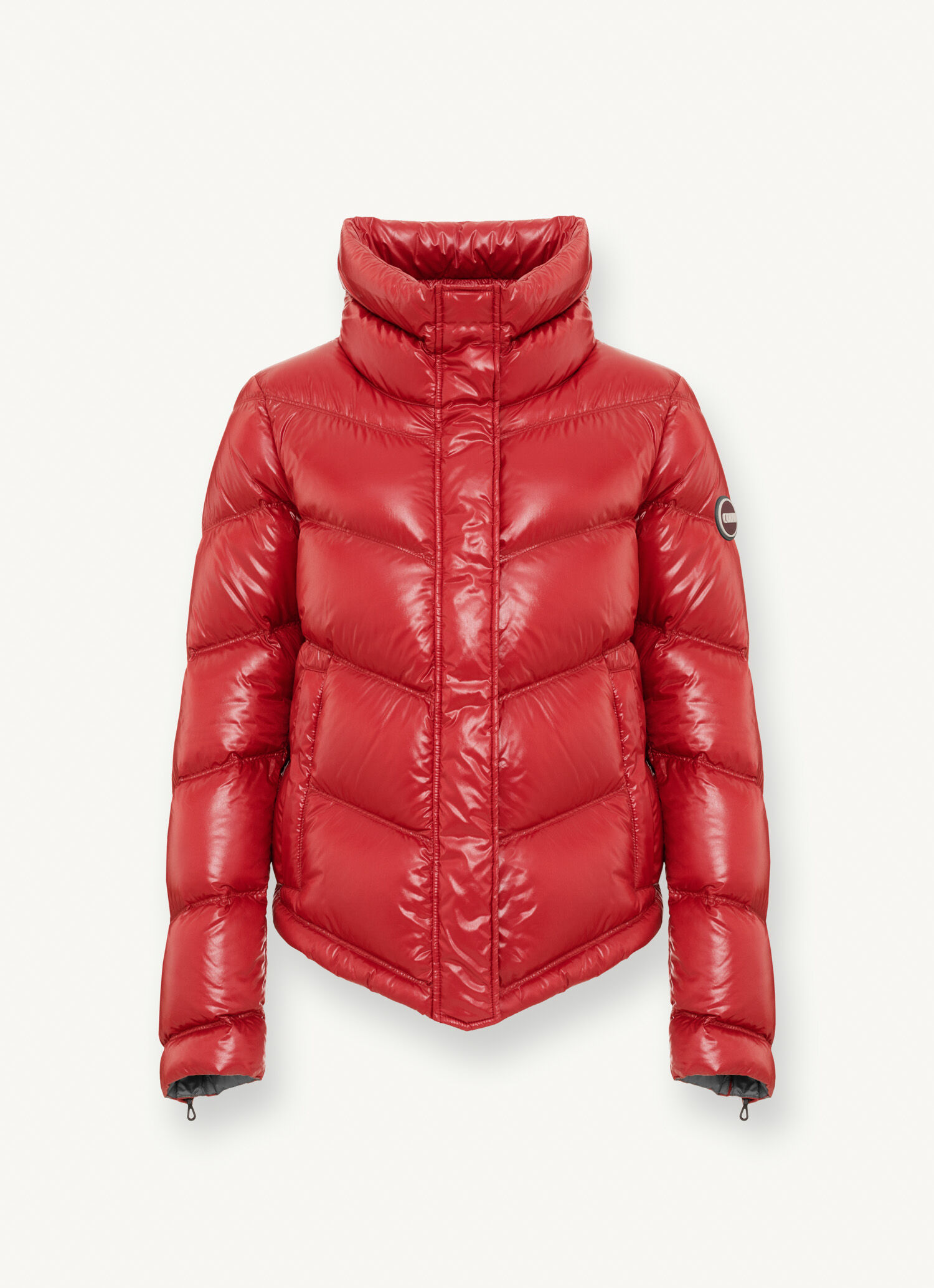 Colmar Lacquered-Effect Down Jacket With High Collar - Down Jacket - Women'S