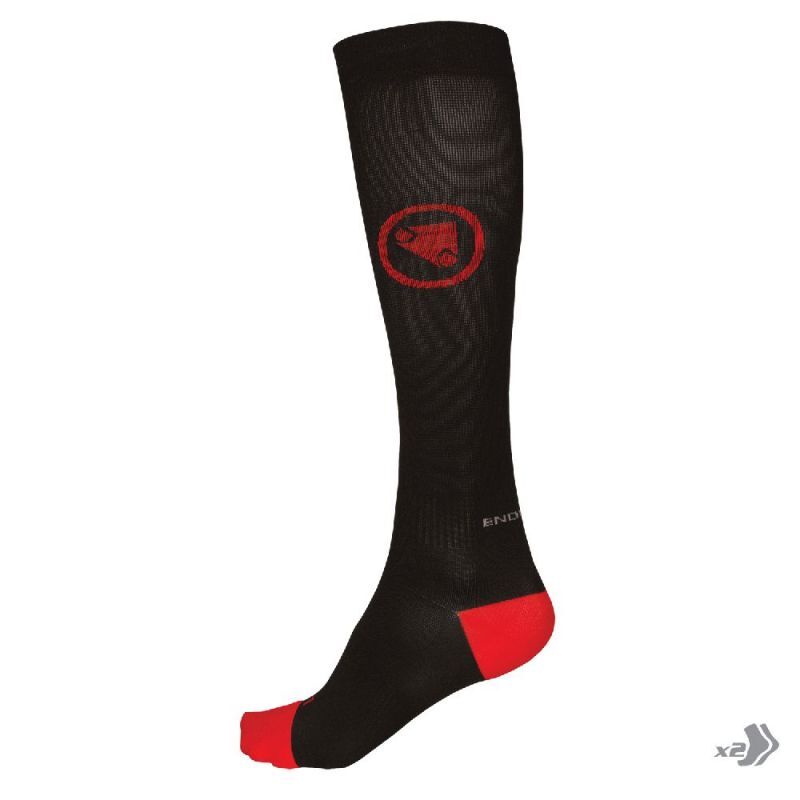 ENDURA Compression Sock (Twin Pack) - Chaussettes de compression homme | Hardloop