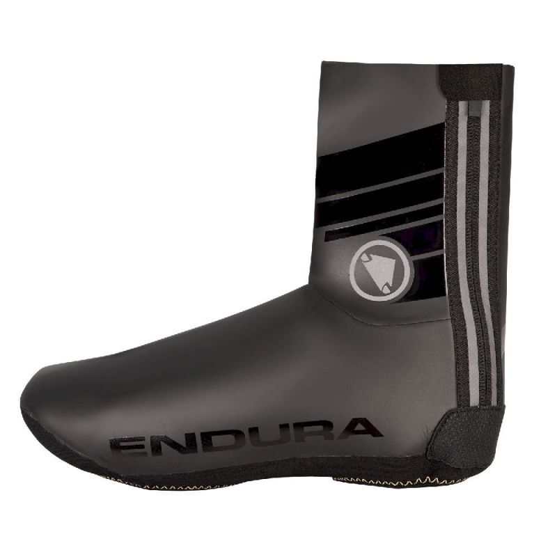 white cycling overshoes