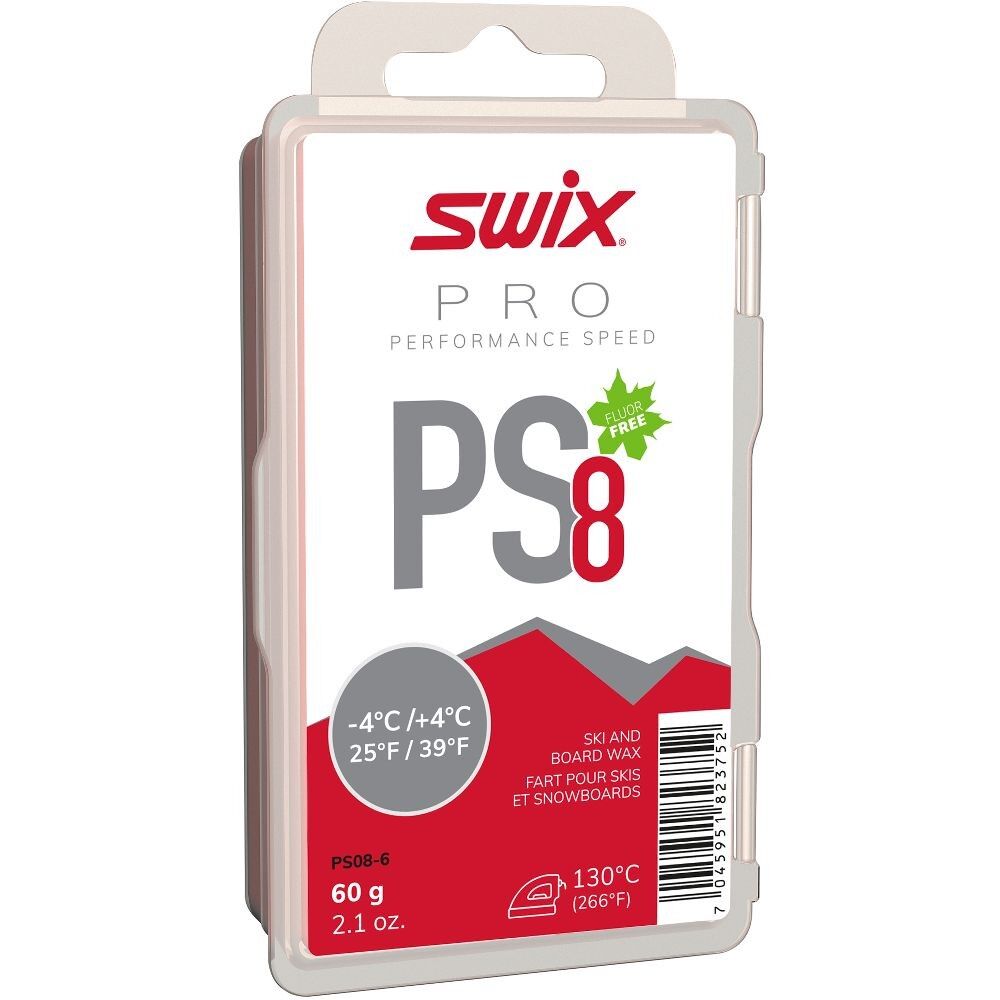 Swix PS8 -4°C/+4°C 60 g - Ski wax