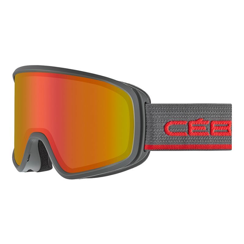 Maschera Da Sci Cébé Striker - Unisex Adulto, Schermo Cilindrico, Antiappannante E Antigraffio - 3