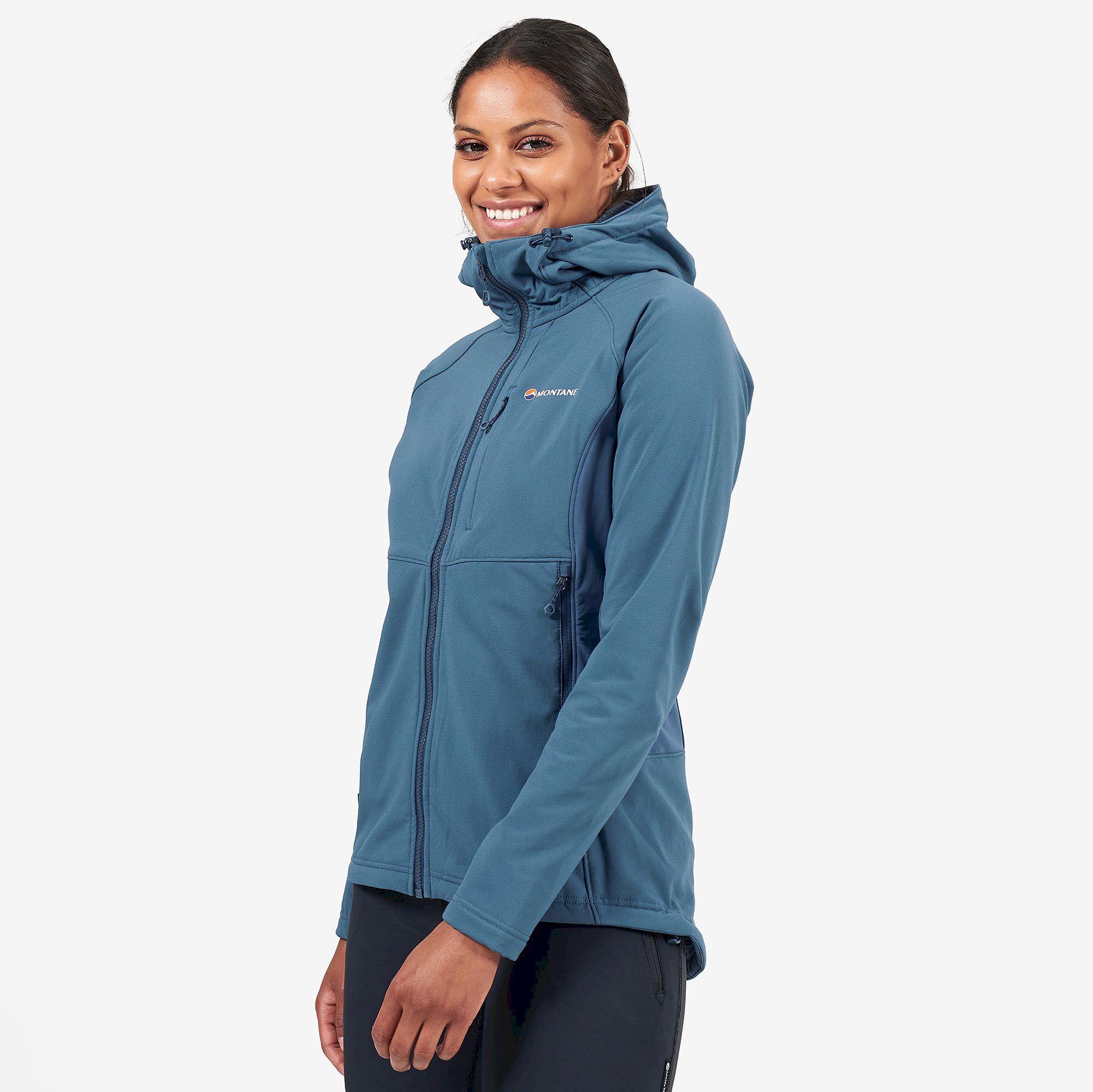 Montane Krypton Hoodie - Kurtka softshelle damska | Hardloop