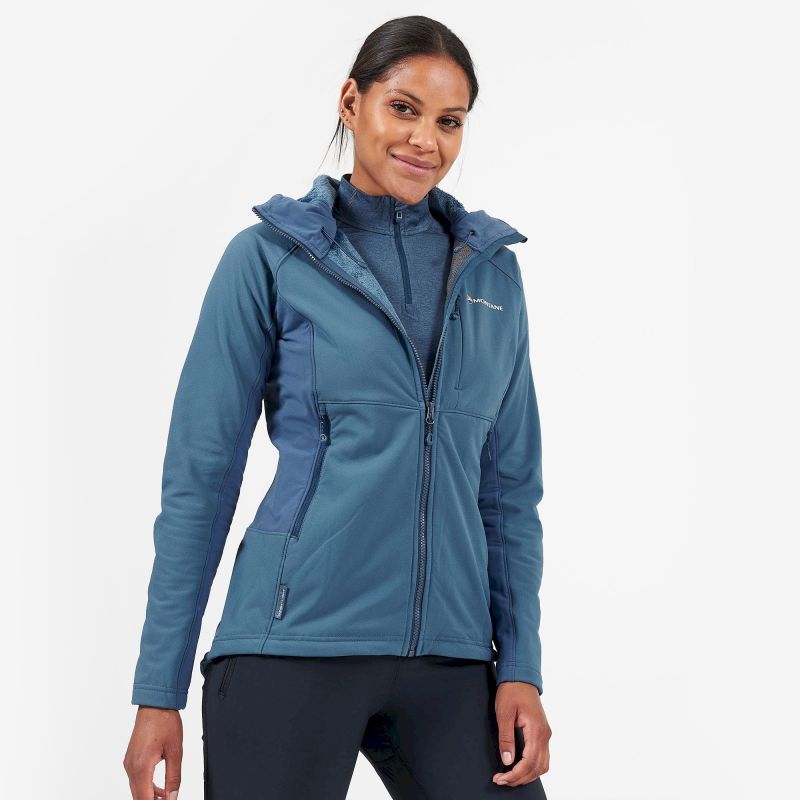 Montane Krypton Hoodie - Kurtka softshelle damska | Hardloop