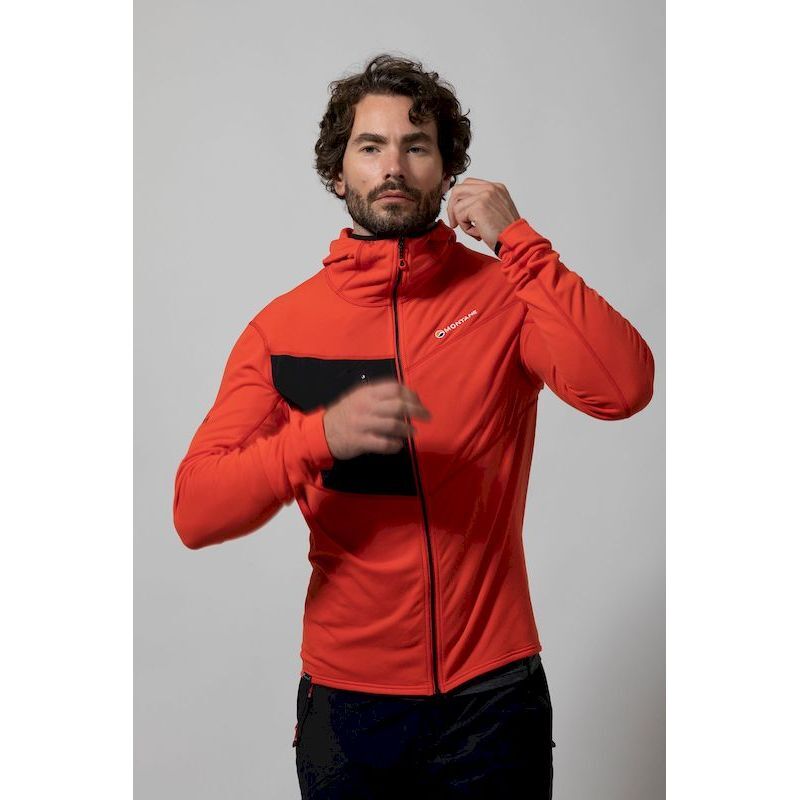 Montane Alpine Raid Hoodie - Fleecejakke Herrer