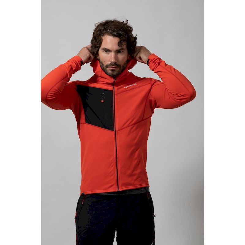 Montane Alpine Raid Hoodie - Fleecetröjor Herr