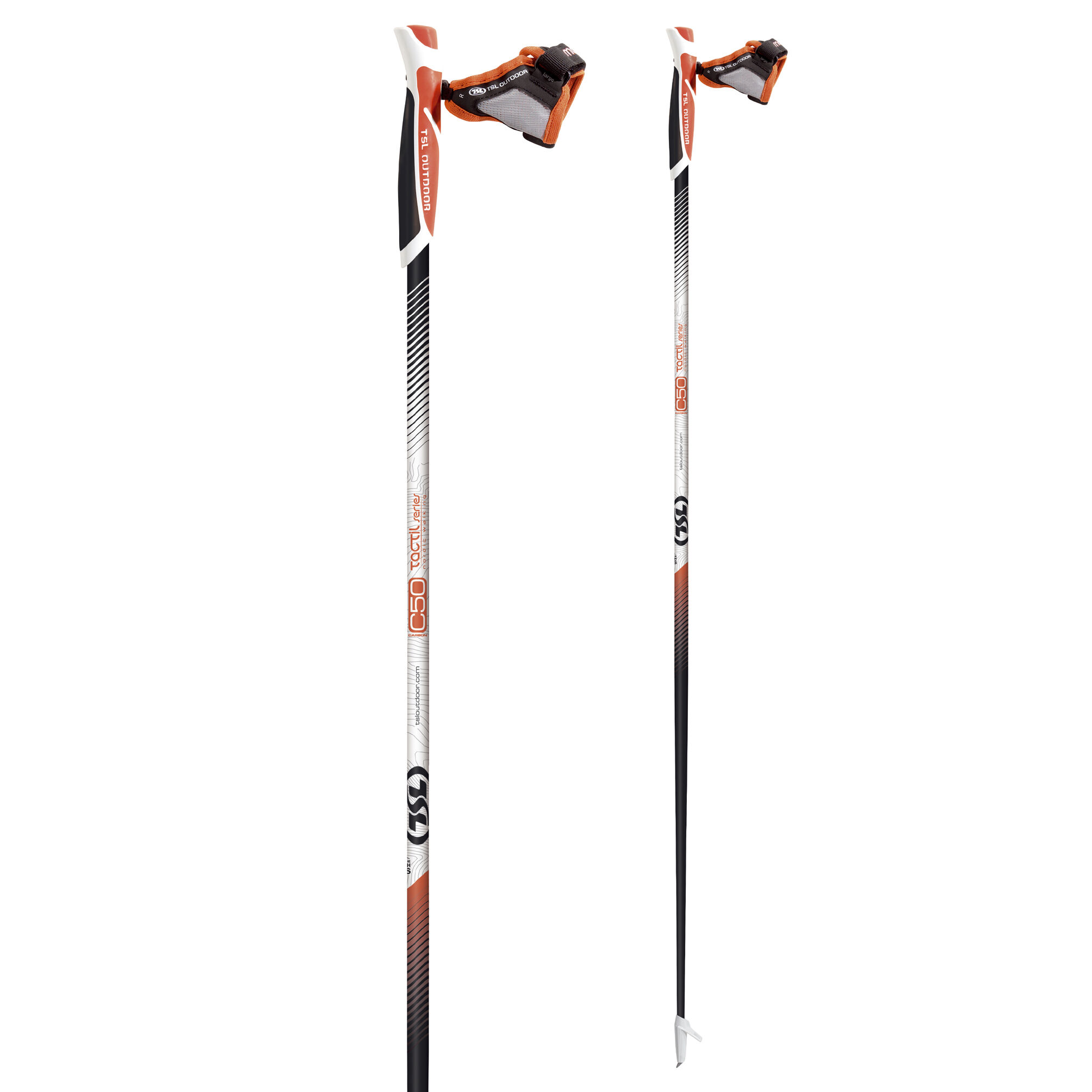 TSL Outdoor Tactil C50 Slim - Bâtons marche nordique | Hardloop