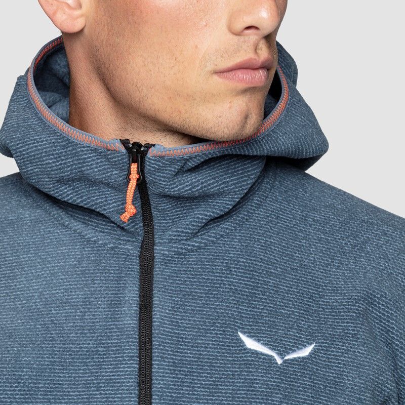 Veste Polaire Homme SALEWA – Noire, Taille M, Randonnée Et Outdoor