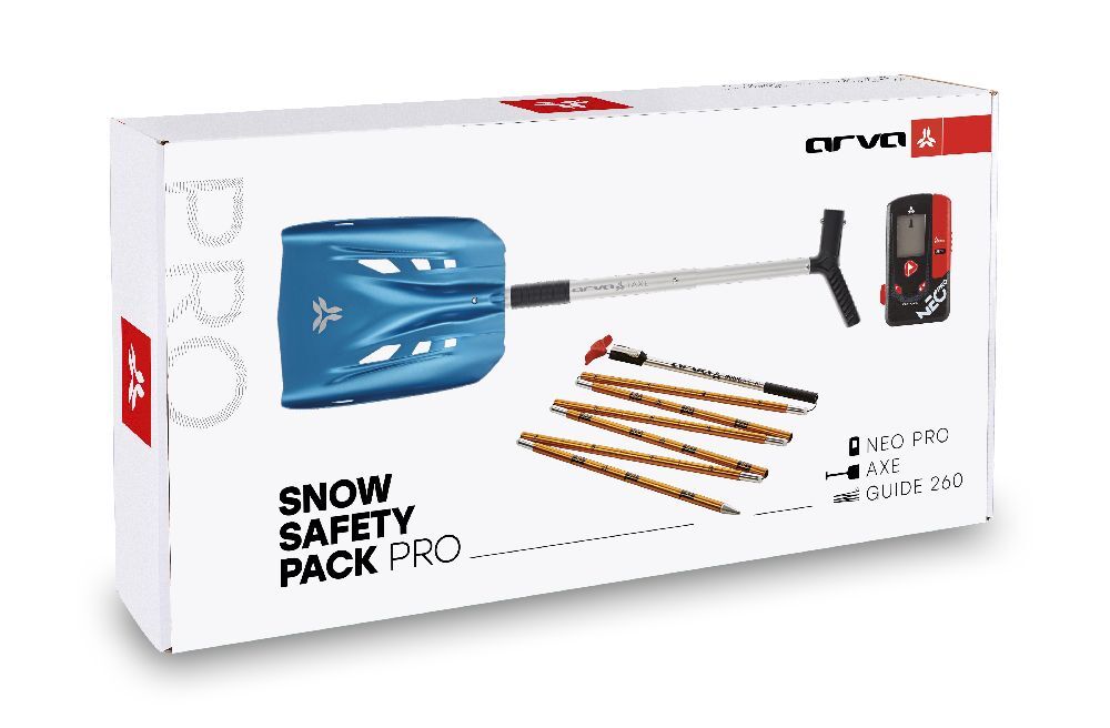 Arva Pack Safety Box Neo Pro V2 - Lawine-3-eenheid sets (pieper, schep, sonde)