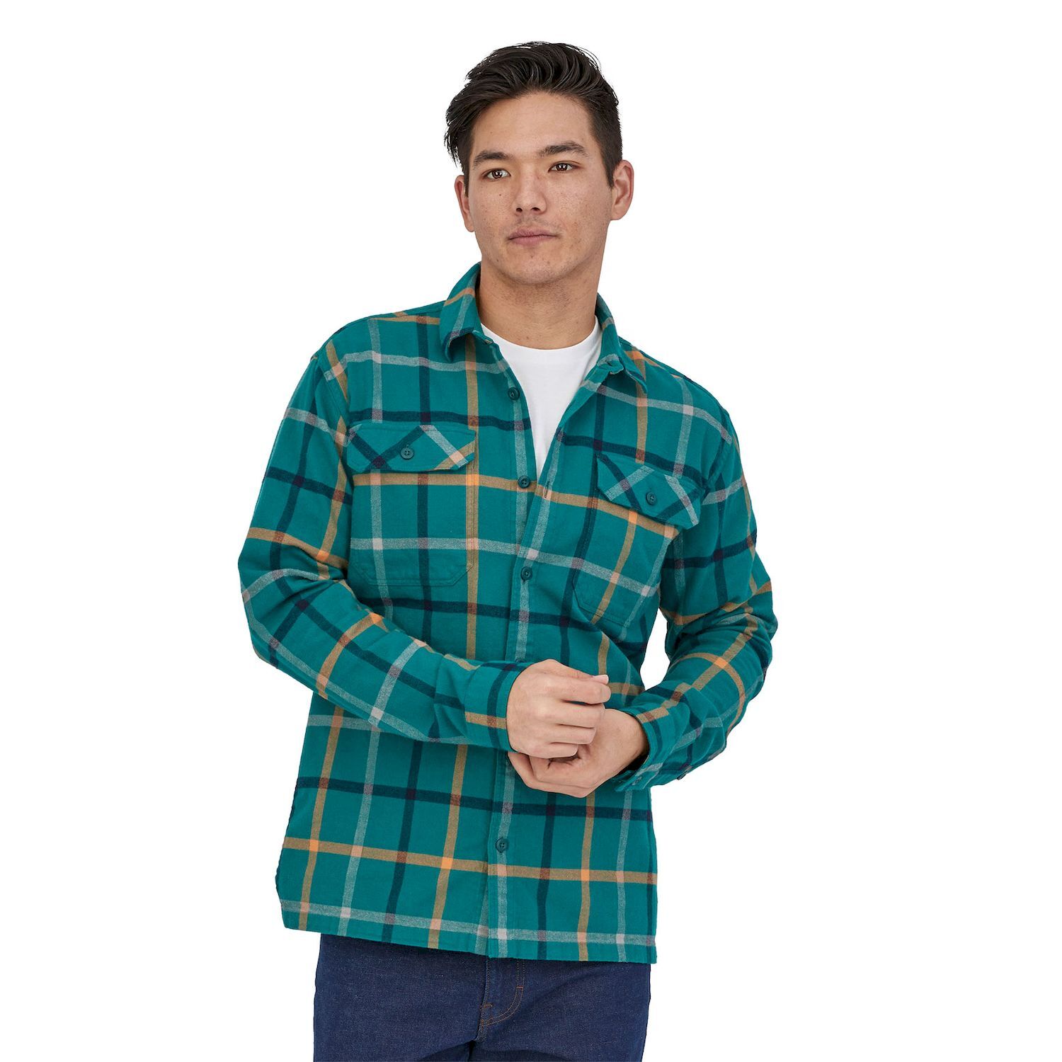 Patagonia L/S Organic Cotton MW Fjord Flannel Shirt - Camisa - Hombre