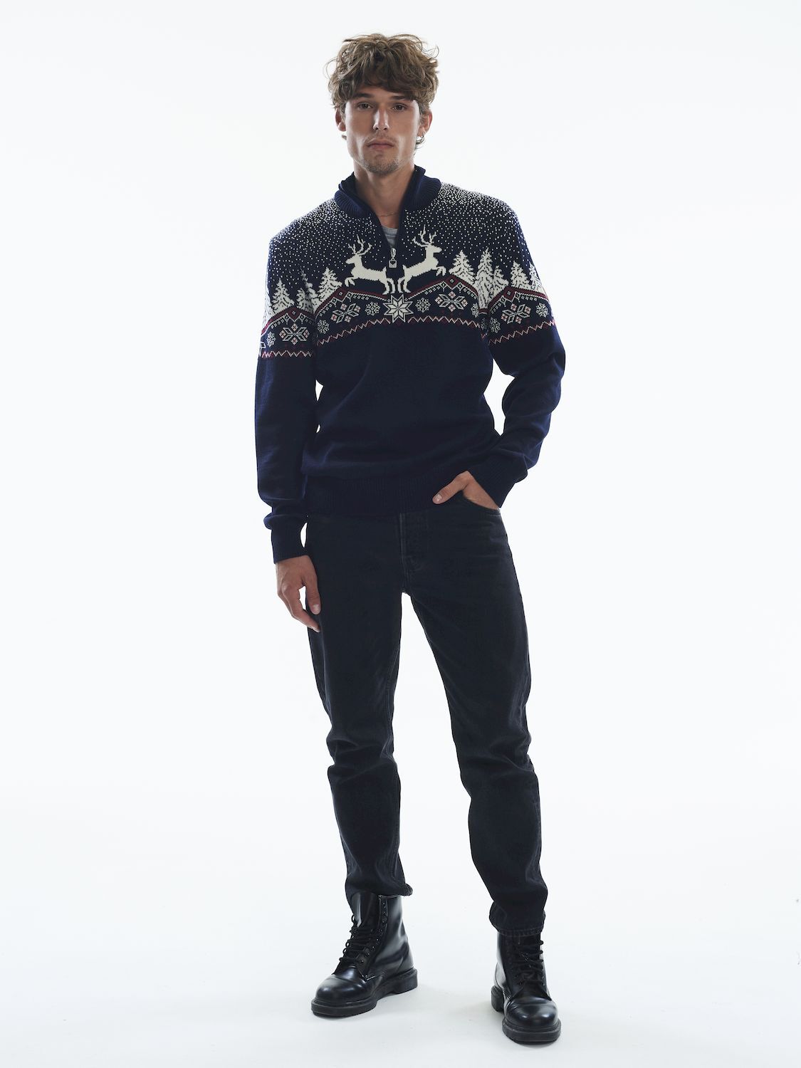Dale of Norway Dale Christmas Sweater - Sweter z wełny Merino® męski | Hardloop