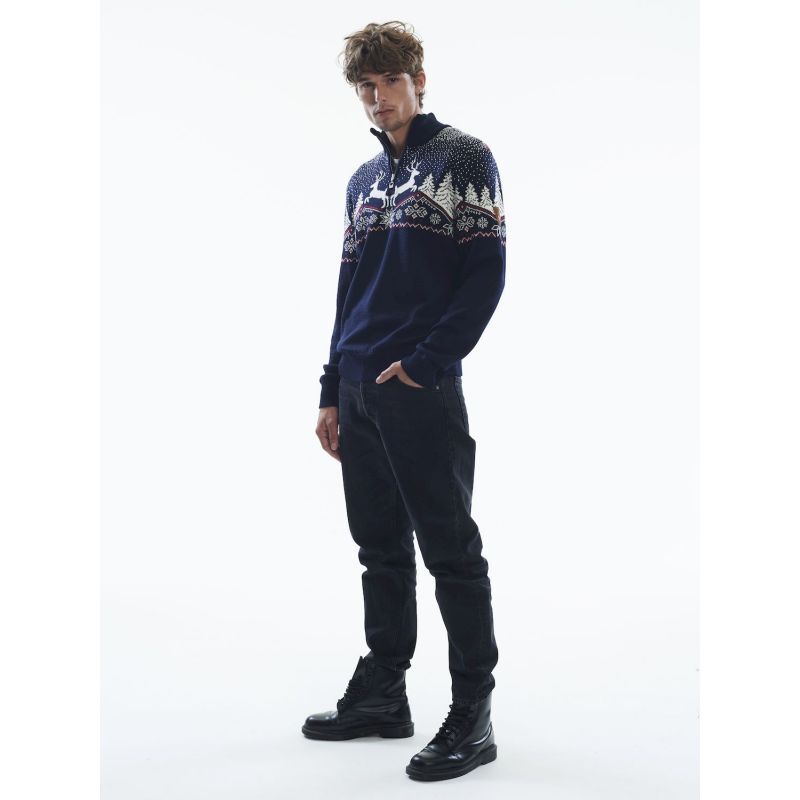 Dale of Norway Dale Christmas Sweater - Merino sweatere - Herrer | Hardloop