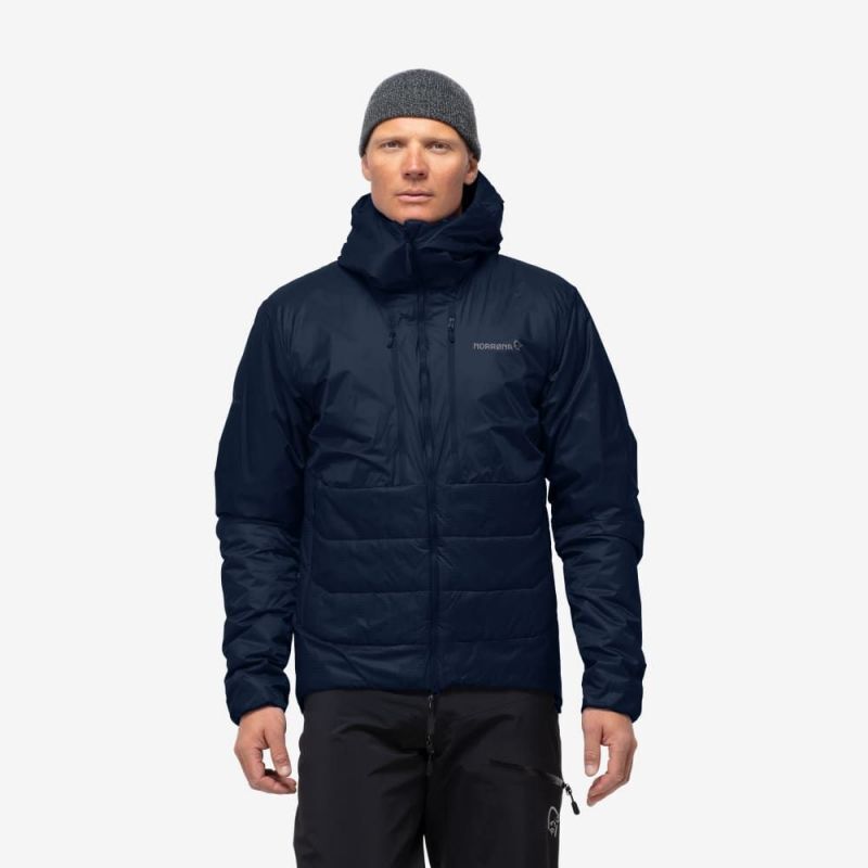 Norrona Trollveggen Primaloft100 Zip Hood - Dunjakke Herrer