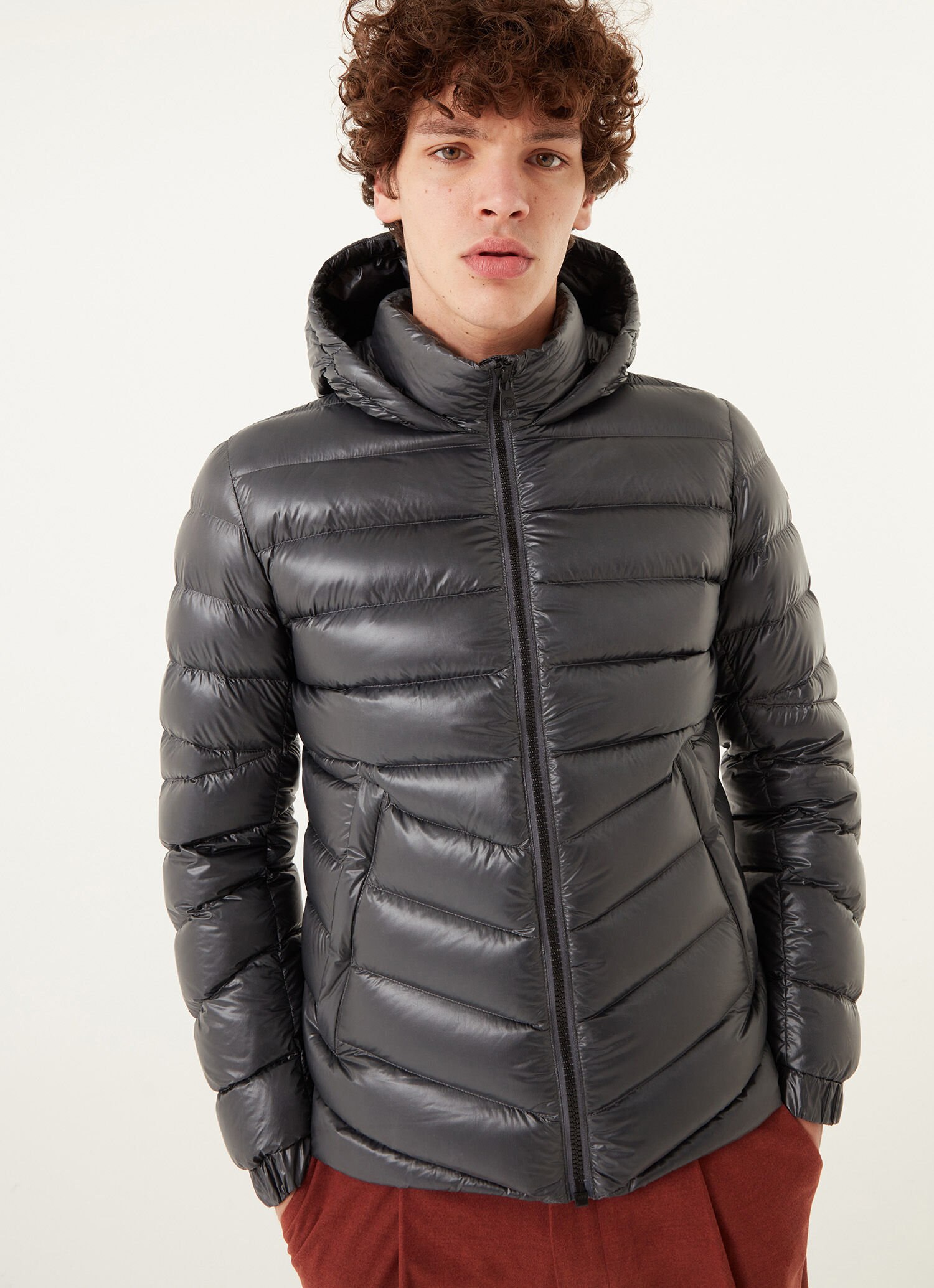 Colmar Glossy Down Jacket With Fixed Hood - Down Jacket - Men'S