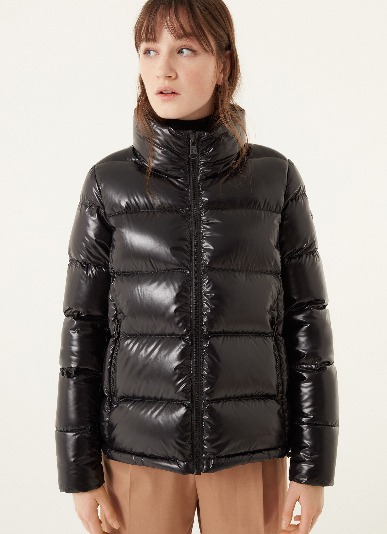 Glossy on sale winter jacket