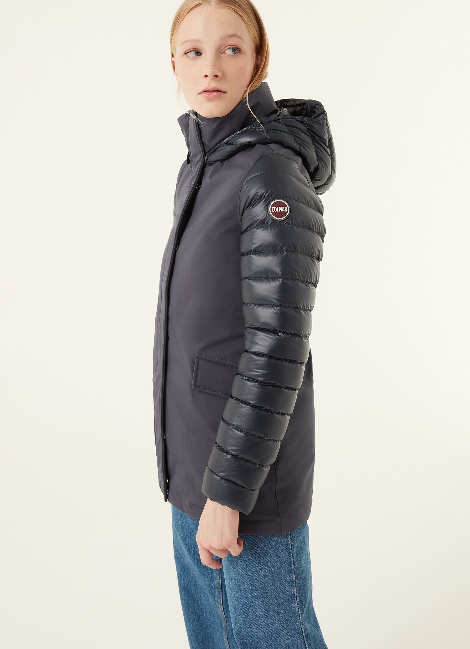 Colmar Veste longue à capuche amovible - Doudoune femme | Hardloop