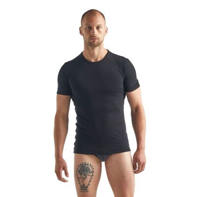 Anatomica Short Sleeve Crewe en Mérinos - Alusvaatteet - Miehet
