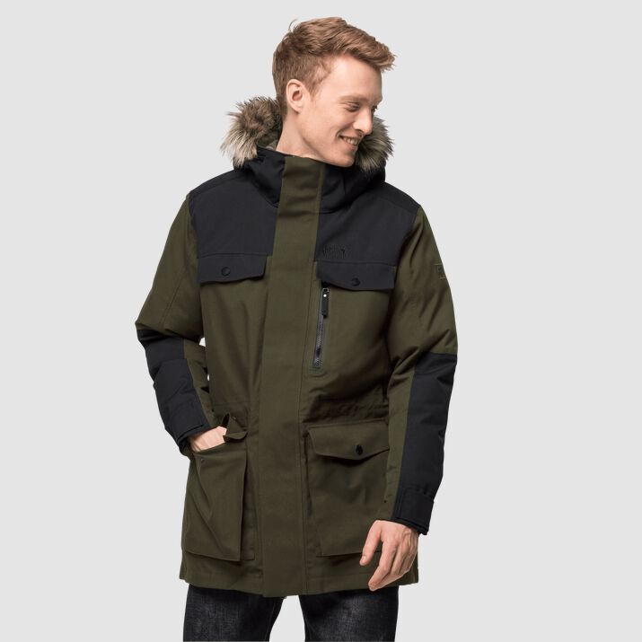 Jack Wolfskin Glacier Bay Parka - Kurtka zimowa meska | Hardloop