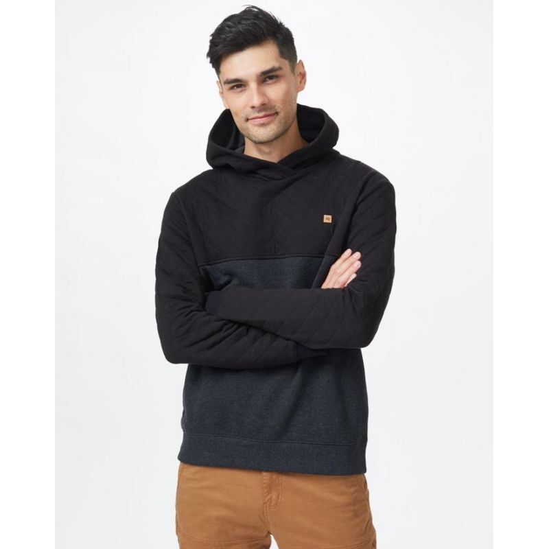 Tentree Quilted Block Hoodie - Felpa con cappuccio - Uomo