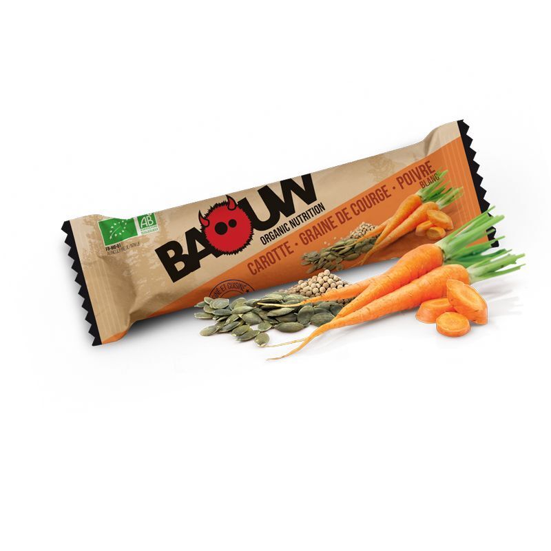 Baouw Carotte-Graine De Courge-Poivre Blanc - Energy bar