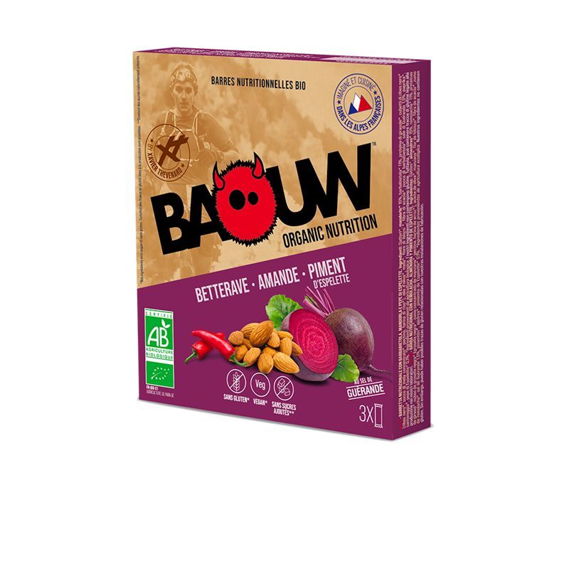 Baouw Etui X3 Betterave-Amande-Piment D'Espelette - Energiapatukat