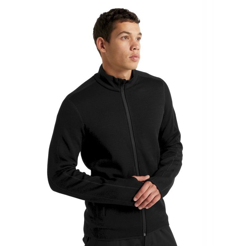 Icebreaker Elemental LS Zip - Merino Fleece jacket - Men's I Hardloop