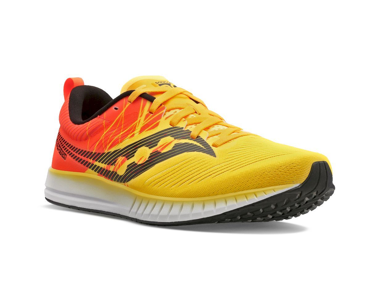 Saucony ride threded mujer naranja