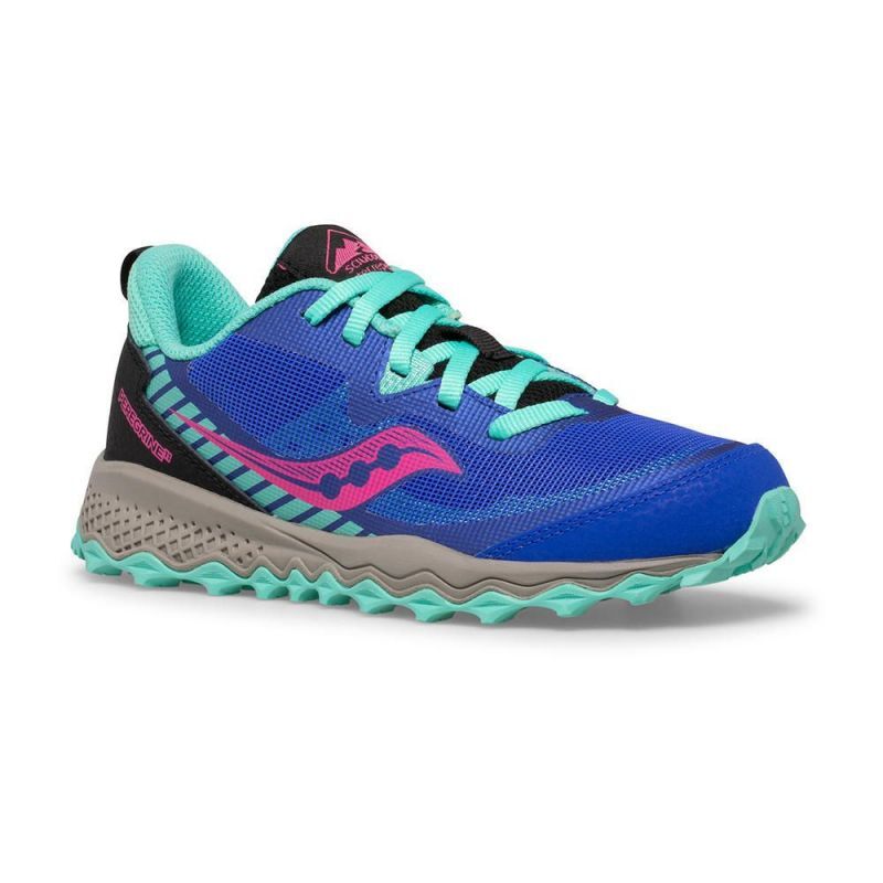 Saucony running sales bambino blu