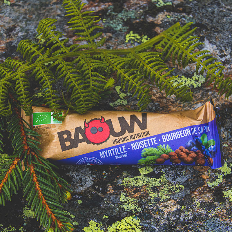Baouw Myrtille Sauvage-Noisette-Bourgeon De Sapin - Baton energetyczny | Hardloop