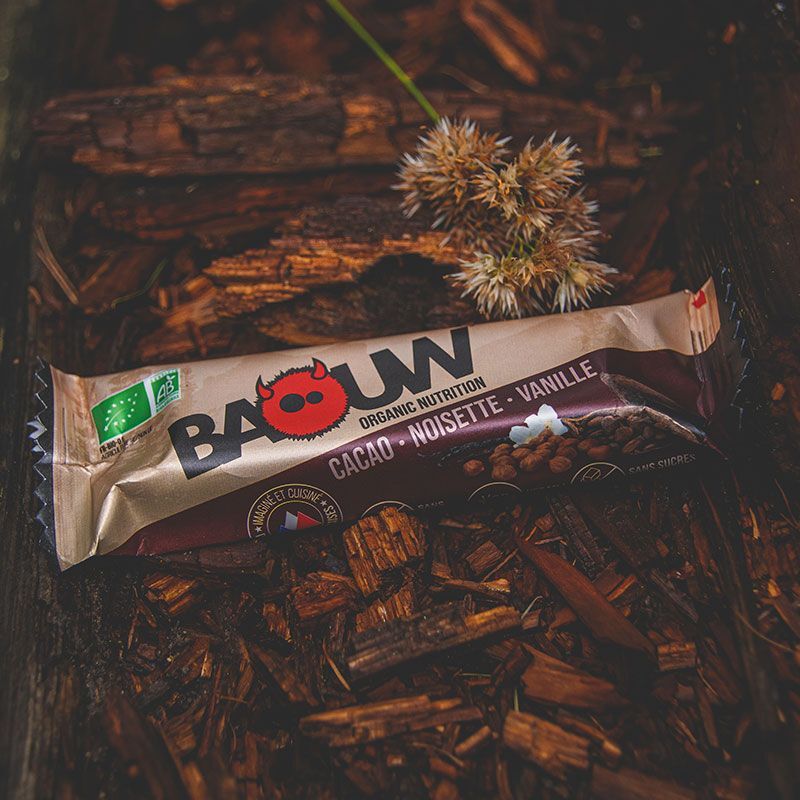 Baouw Cacao-Noisette-Vanille - Barra energética | Hardloop