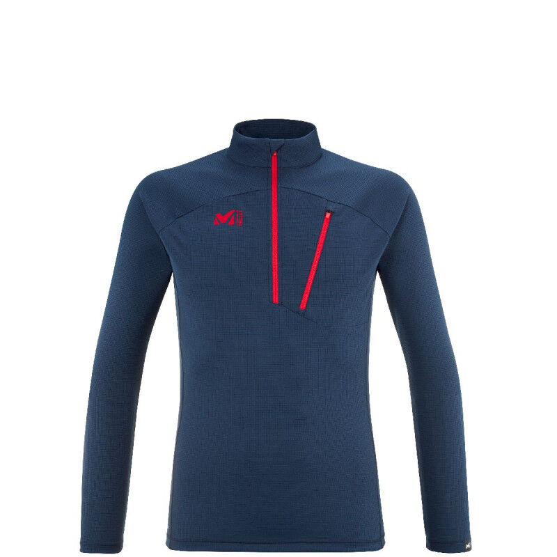 Millet Morpho Zip Ls - Maglietta - Uomo