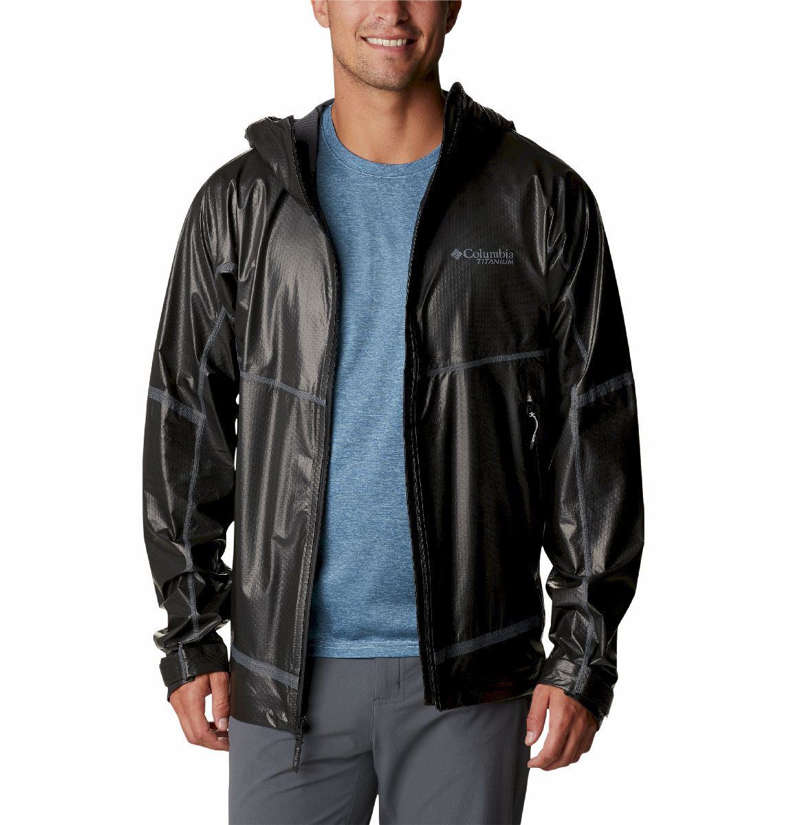 Columbia Outdry Extreme™ Mesh Hooded Shell - Kurtka przeciwdeszczowa meska | Hardloop