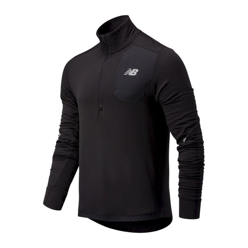 New Balance Impact Run Grid Back Half Zip - Giacca in pile - Uomo