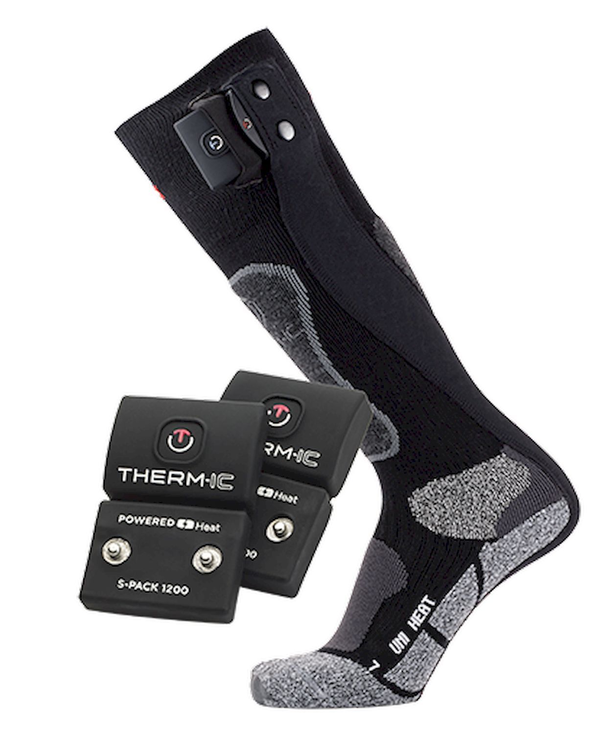 Therm-Ic PowerSocks Set Heat Uni + S-Pack 1200 - Chaussettes chauffantes | Hardloop