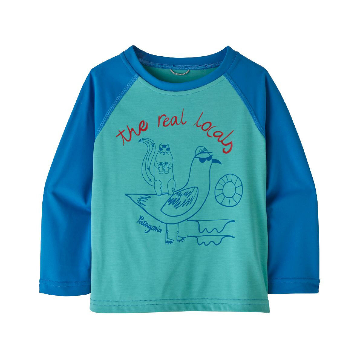 Patagonia Baby Cap Cool Daily Crew - T-shirt - Barn