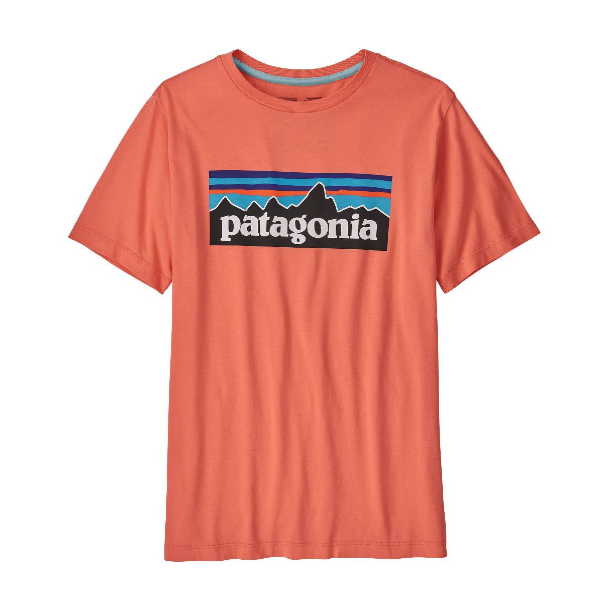 Patagonia Boys' Regenerative Organic Certification Cotton P-6 Logo - T-paita - Lapset
