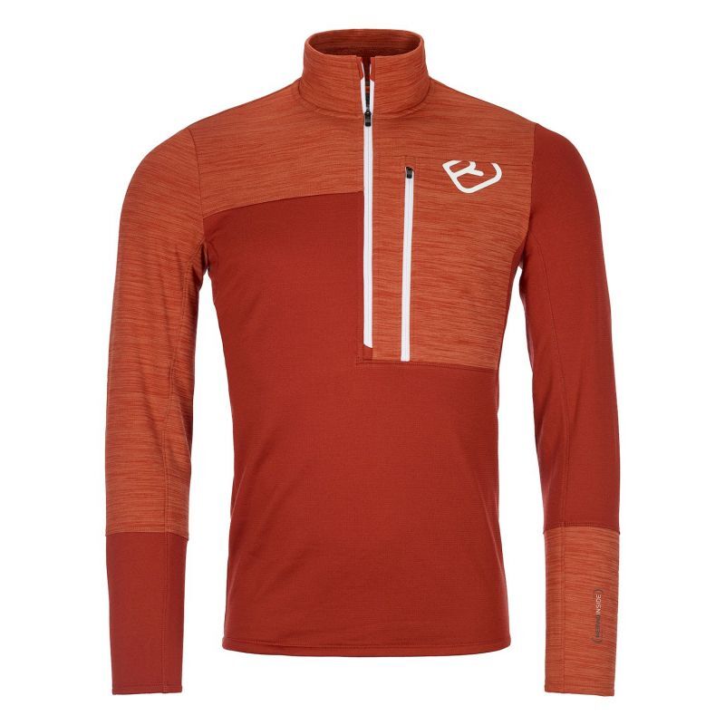 Ortovox Fleece Light Zip Neck - Polar homem | Hardloop