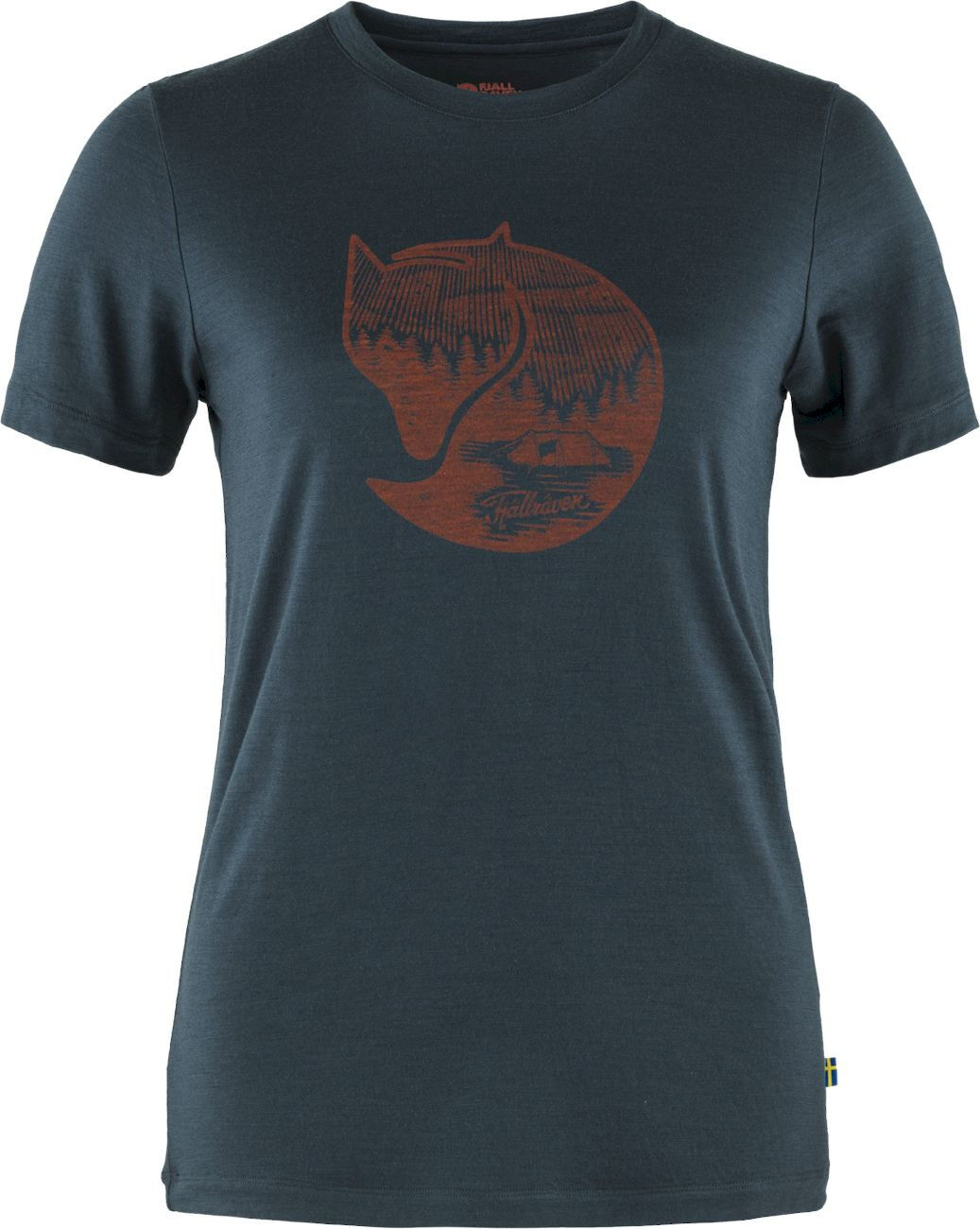 Fjällräven Abisko Wool Fox SS - Camiseta - Mujer