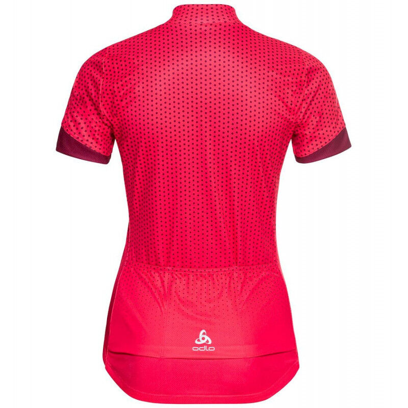Odlo T-Shirt S/U Collar S/S Full Zip Essential - Triko | Hardloop