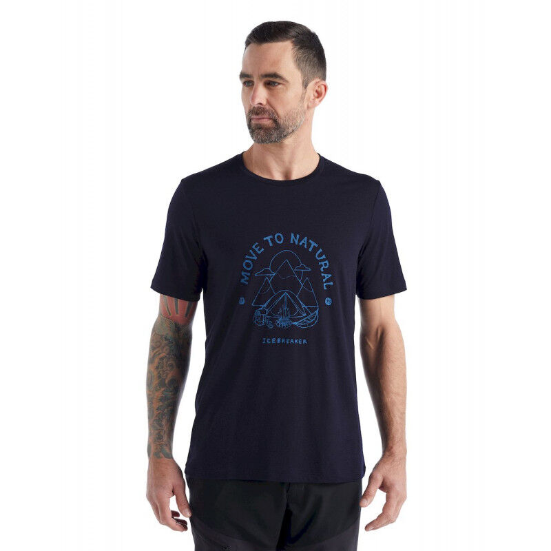 Tech Lite II SS Tee Canopy Camper - Merino shirt - Men's