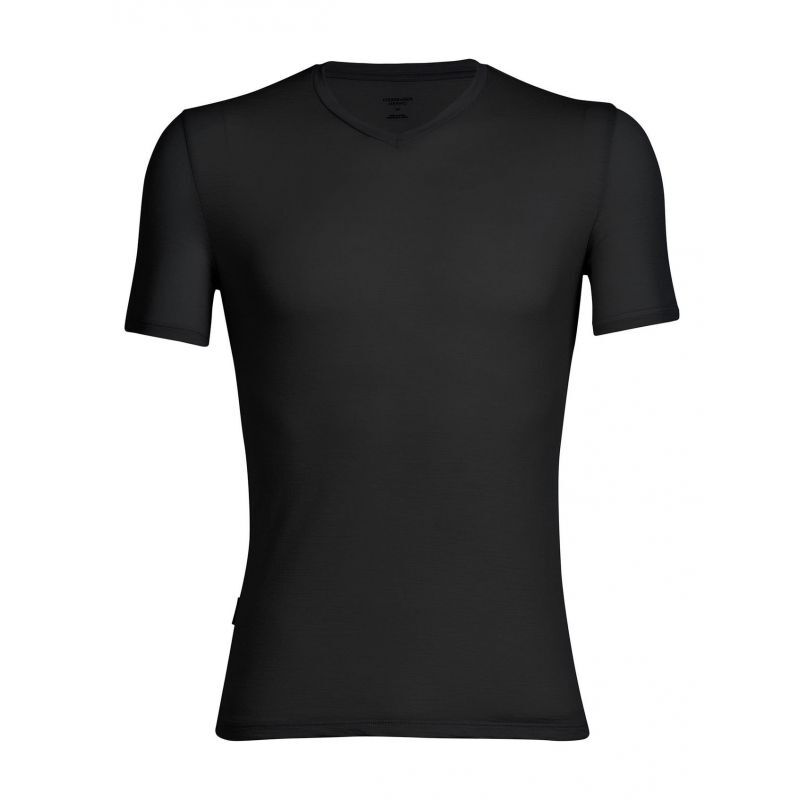 Anatomica Short Sleeve col V en Mérinos - Camiseta de lã merino homem