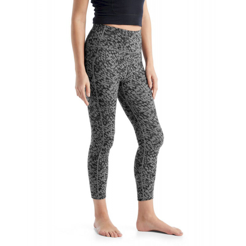Icebreaker Fastray High Rise Tights Forest Shadow - Collant running femme | Hardloop