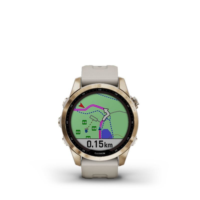 Garmin Fenix 7S Sapphire Solar Titane - Montre GPS | Hardloop