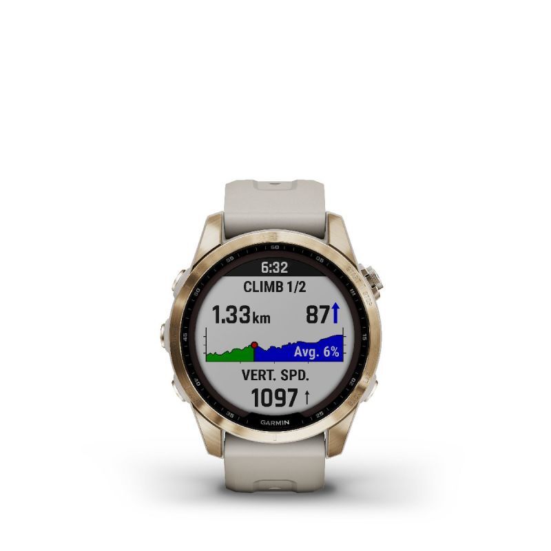 Garmin Fenix 7S Sapphire Solar Titane - Montre GPS | Hardloop