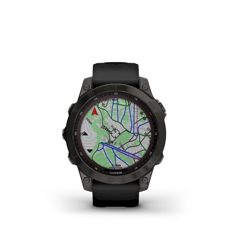 Garmin Fenix 7 Sapphire Solar Titane - Montre GPS | Hardloop