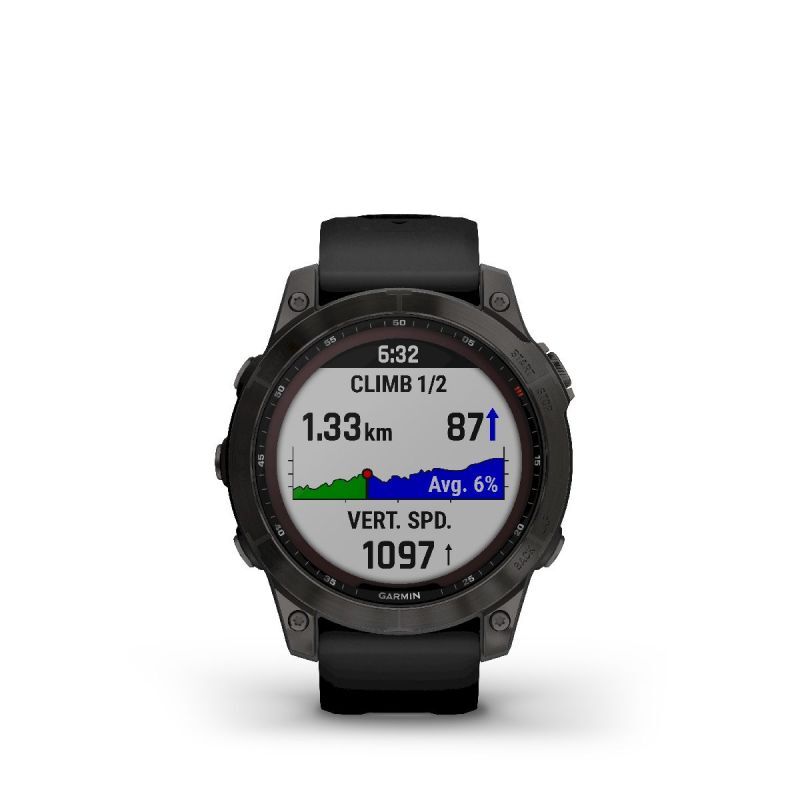 Garmin Fenix 7 Sapphire Solar Titane - Montre GPS | Hardloop
