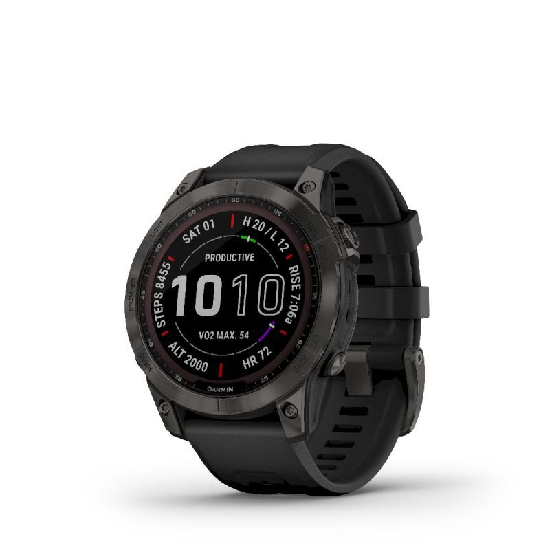 Garmin Fenix 7 Sapphire Solar Titane - Montre GPS | Hardloop