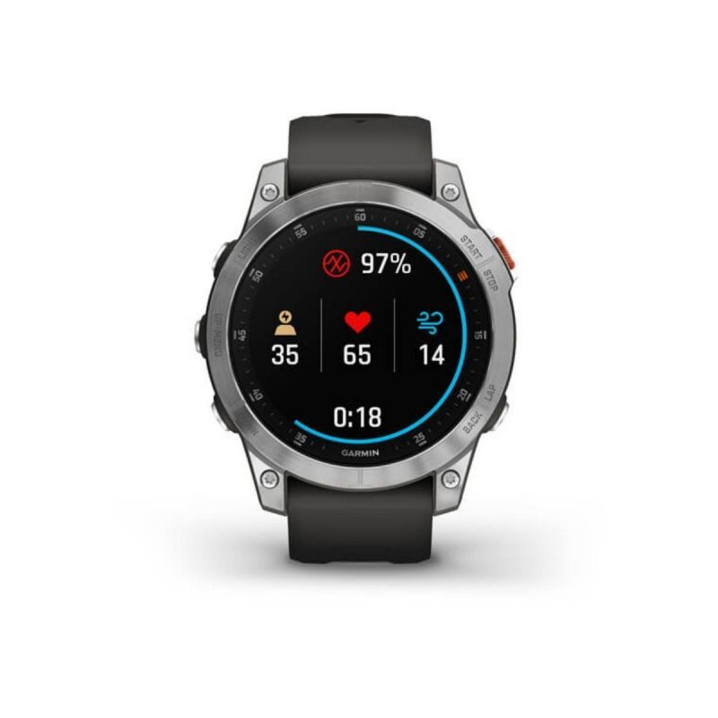Garmin Epix Acier - Montre GPS | Hardloop